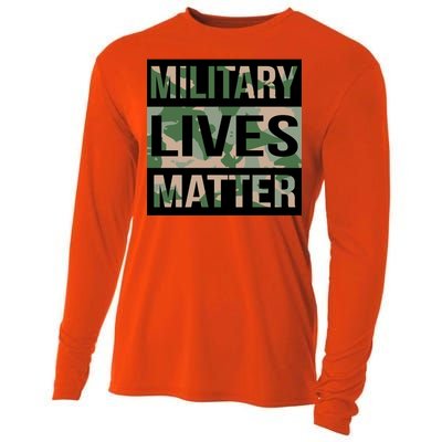 Military Lives Matter Cooling Performance Long Sleeve Crew