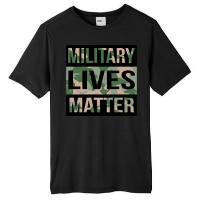 Military Lives Matter Tall Fusion ChromaSoft Performance T-Shirt