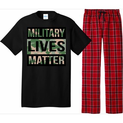 Military Lives Matter Pajama Set