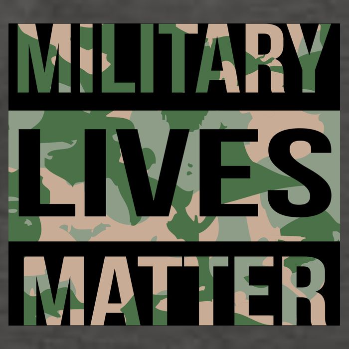 Military Lives Matter Vector Backpack