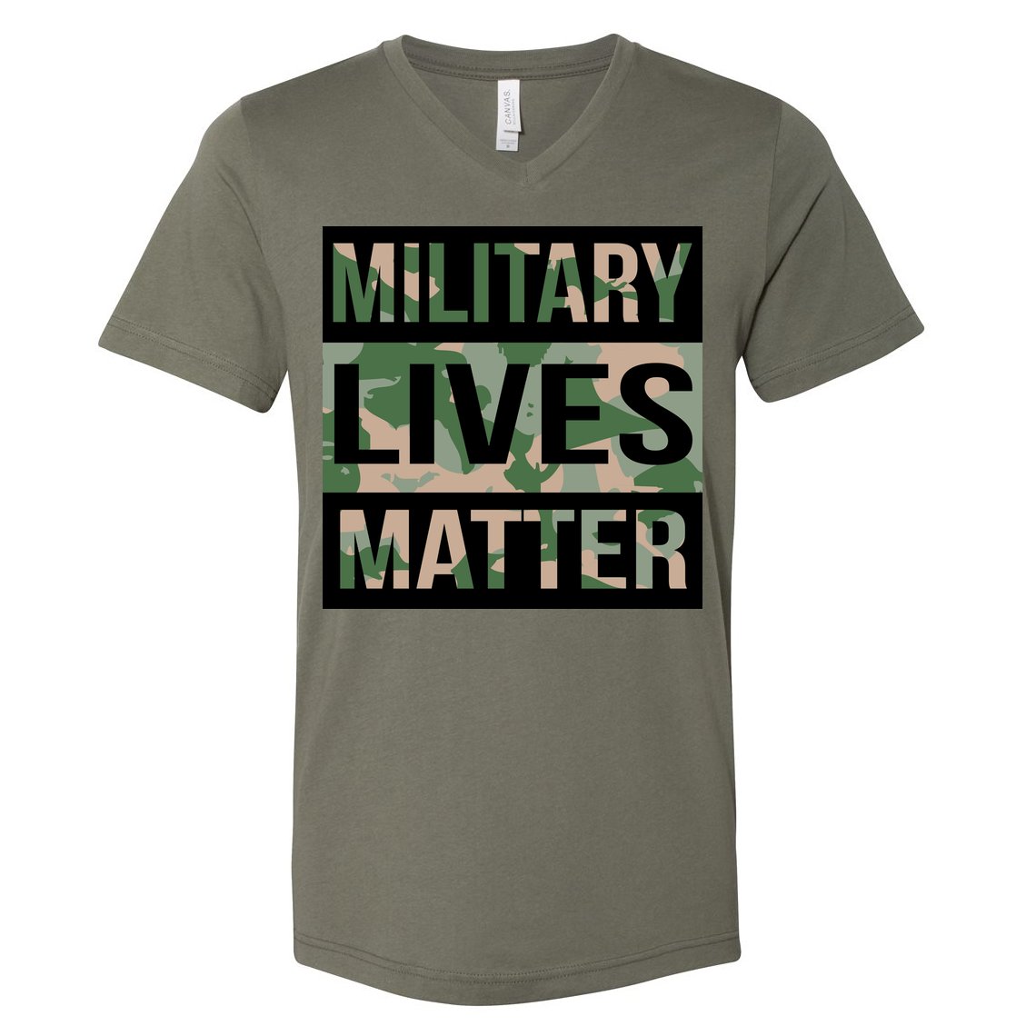 Military Lives Matter V-Neck T-Shirt