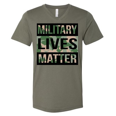 Military Lives Matter V-Neck T-Shirt