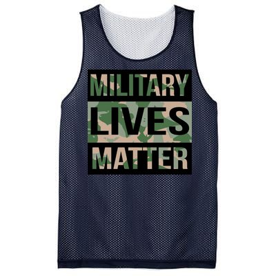 Military Lives Matter Mesh Reversible Basketball Jersey Tank