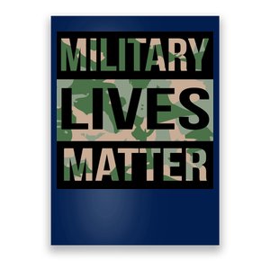 Military Lives Matter Poster