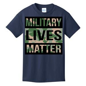 Military Lives Matter Kids T-Shirt