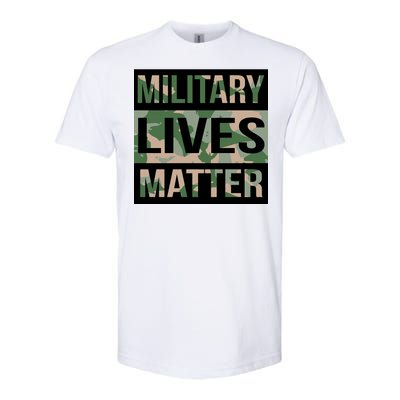 Military Lives Matter Softstyle CVC T-Shirt