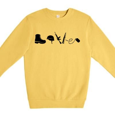 Military Love Premium Crewneck Sweatshirt