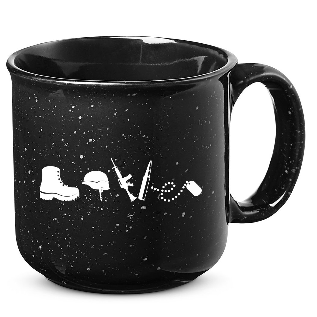 Military Love 15oz Campfire Ceramic Mug