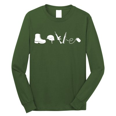 Military Love Long Sleeve Shirt