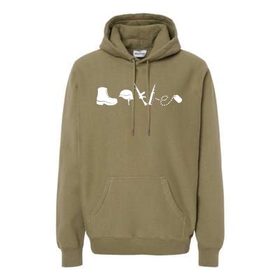 Military Love Premium Hoodie