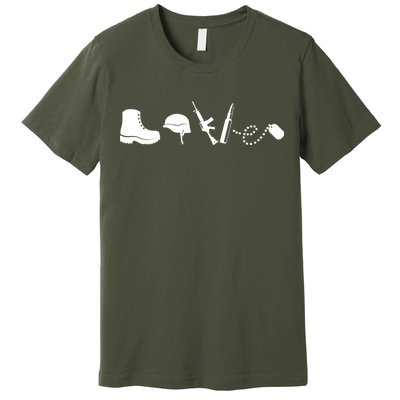 Military Love Premium T-Shirt