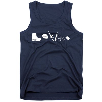 Military Love Tank Top