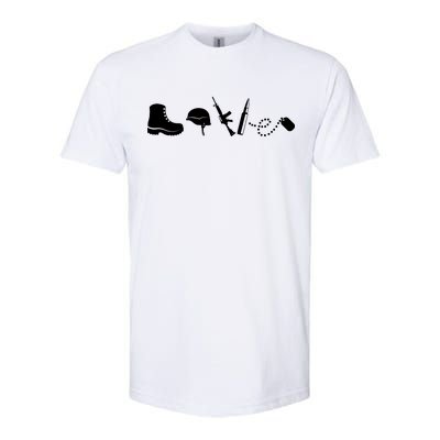 Military Love Softstyle CVC T-Shirt