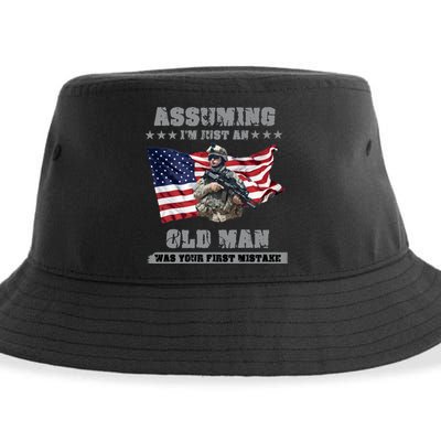 Military man shit Sustainable Bucket Hat