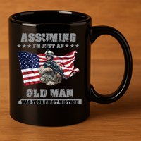 Military man shit 11oz C Handle Ceramic Mug