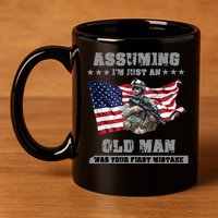 Military man shit 11oz C Handle Ceramic Mug