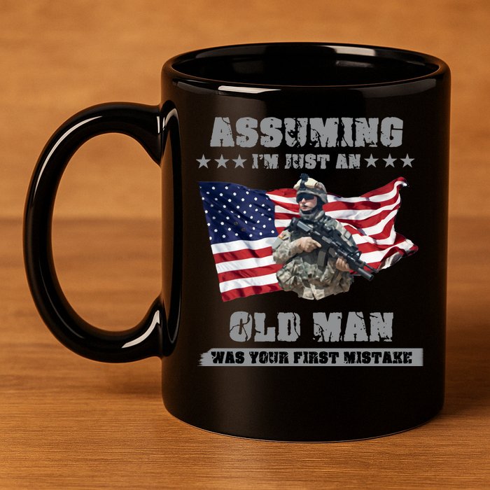 Military man shit 11oz C Handle Ceramic Mug