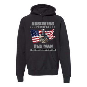 Military man shit Premium Hoodie