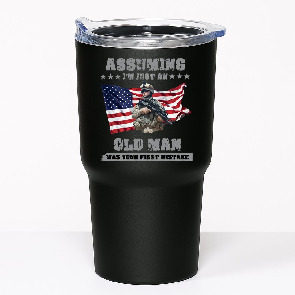Military man shit Tumbler