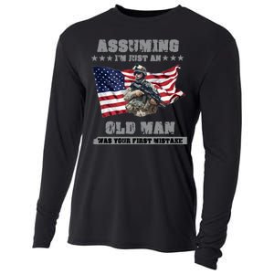 Military man shit Cooling Performance Long Sleeve Crew