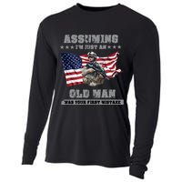 Military man shit Cooling Performance Long Sleeve Crew