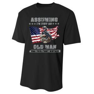 Military man shit Performance Sprint T-Shirt