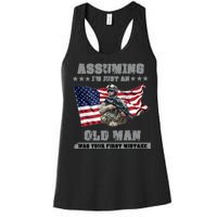 Military man shit Women's Racerback Tank