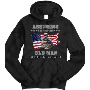 Military man shit Tie Dye Hoodie