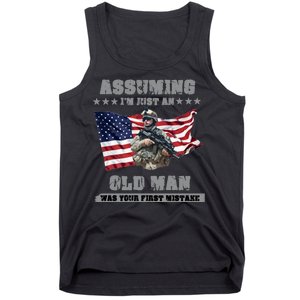 Military man shit Tank Top