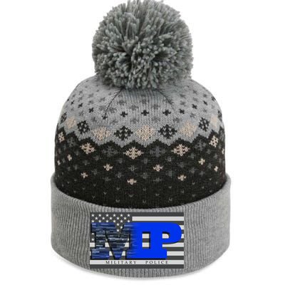 Military Police MP Flag The Baniff Cuffed Pom Beanie