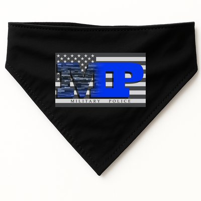 Military Police MP Flag USA-Made Doggie Bandana