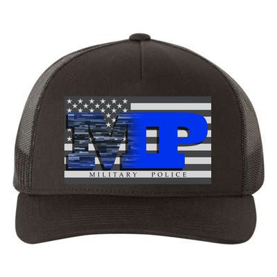 Military Police MP Flag Yupoong Adult 5-Panel Trucker Hat