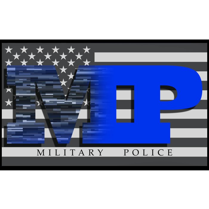 Military Police MP Flag Bumper Sticker