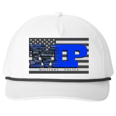 Military Police MP Flag Snapback Five-Panel Rope Hat