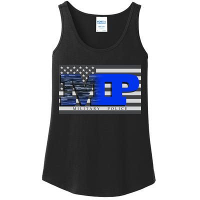 Military Police MP Flag Ladies Essential Tank