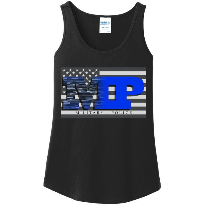 Military Police MP Flag Ladies Essential Tank