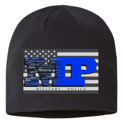 Military Police MP Flag Sustainable Beanie