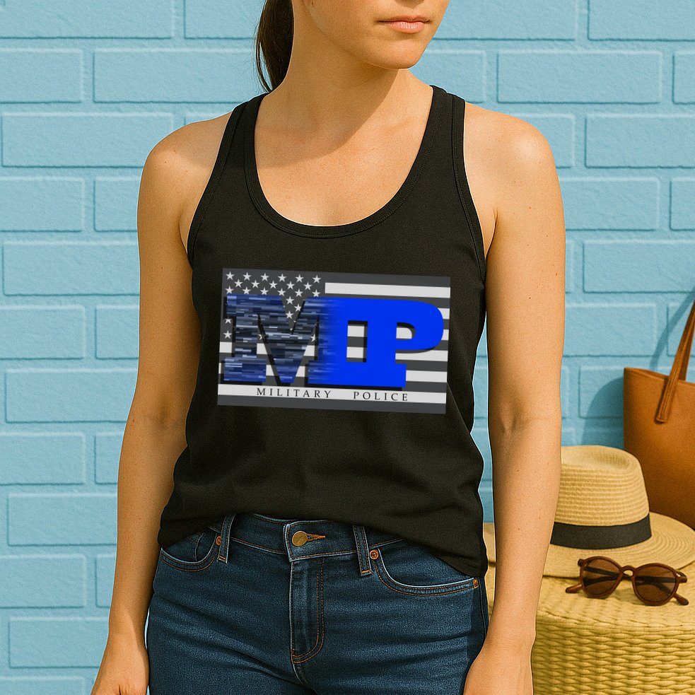 Military Police MP Flag Womens Tank Top