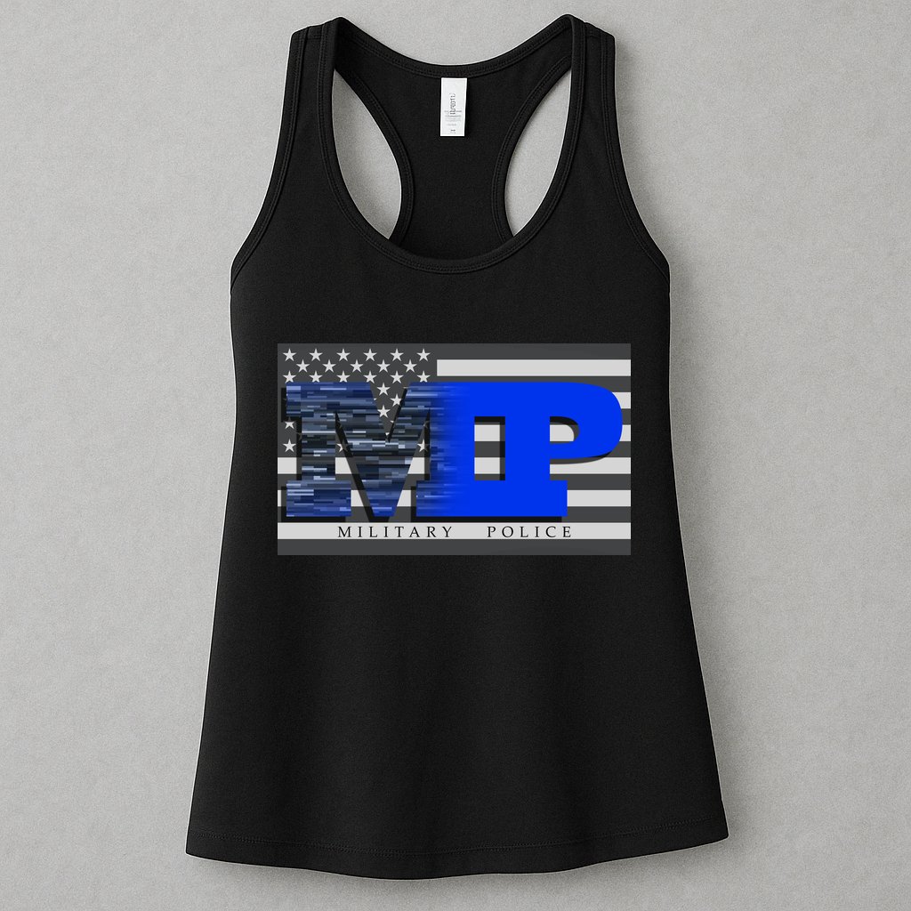 Military Police MP Flag Womens Tank Top