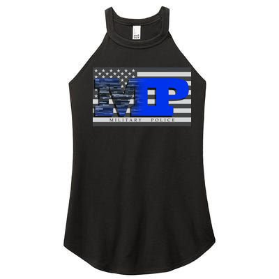 Military Police MP Flag Women’s Perfect Tri Rocker Tank