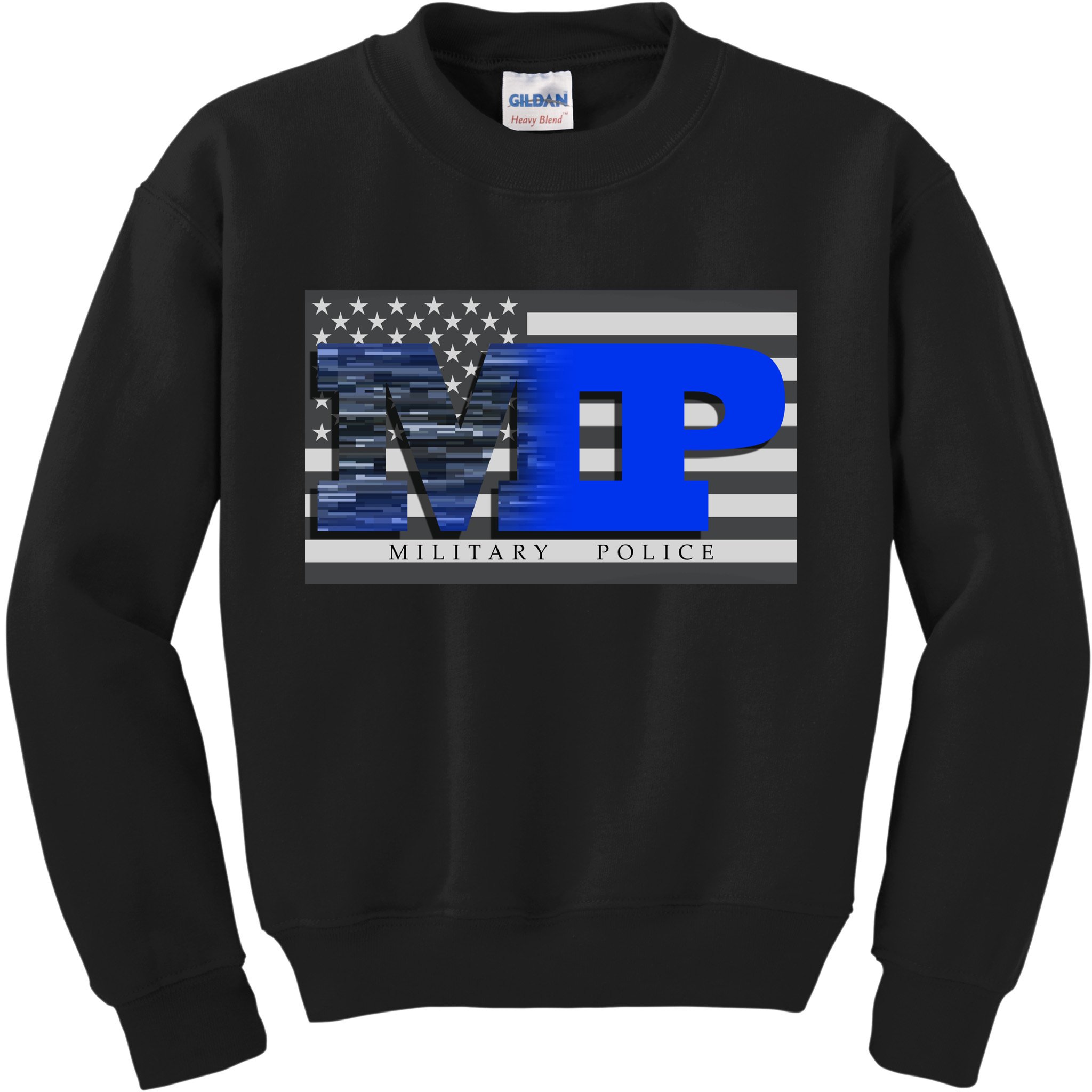 Military Police MP Flag Kids Sweatshirt