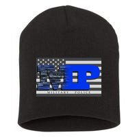 Military Police MP Flag Short Acrylic Beanie