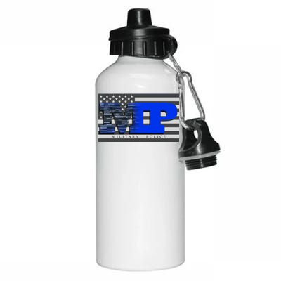 Military Police MP Flag Aluminum Water Bottle