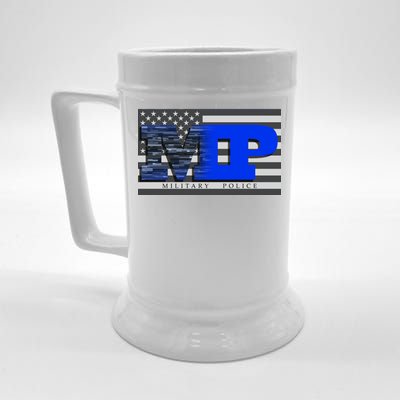 Military Police MP Flag Beer Stein