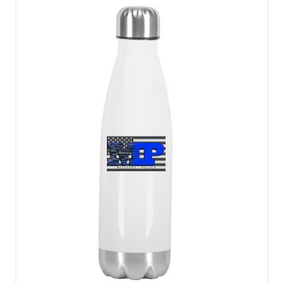 Military Police MP Flag Stainless Steel Insulated Water Bottle