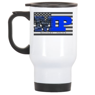 Military Police MP Flag Stainless Steel Travel Mug