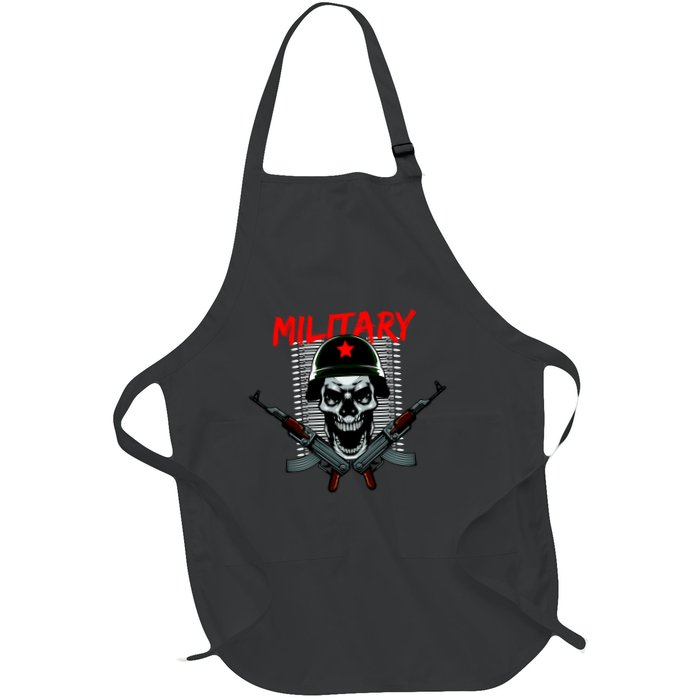 Military Skeleton Apron