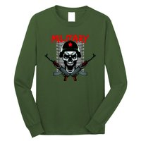 Military Skeleton Long Sleeve Shirt