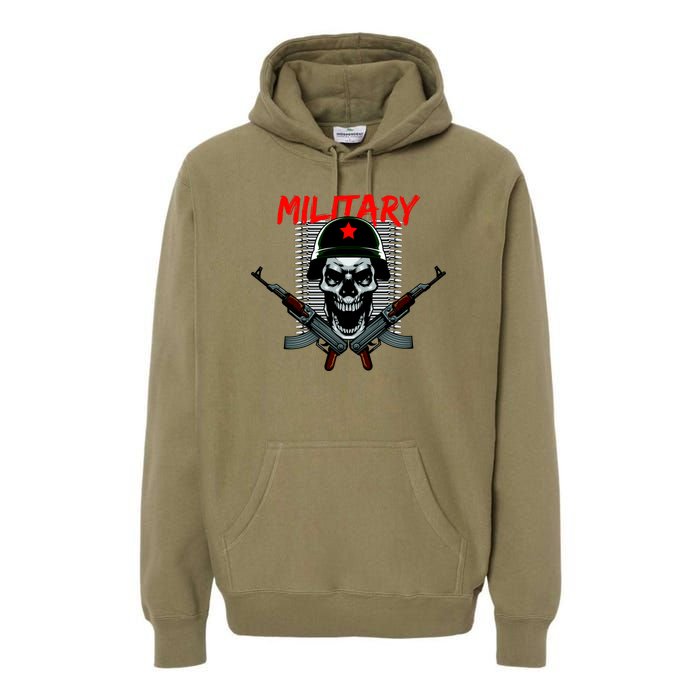 Military Skeleton Premium Hoodie