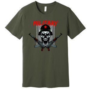 Military Skeleton Premium T-Shirt